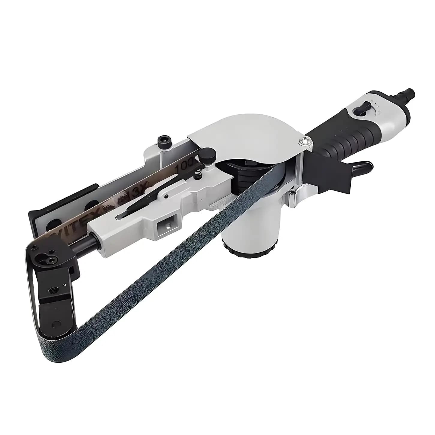 Levigatrice a Nastro Pneumatica Professionale 18000RPM, 3/4x20.5 Pollici, per Lucidatura Metalli, Rimozione Ruggine e Riparazione Superfici Auto