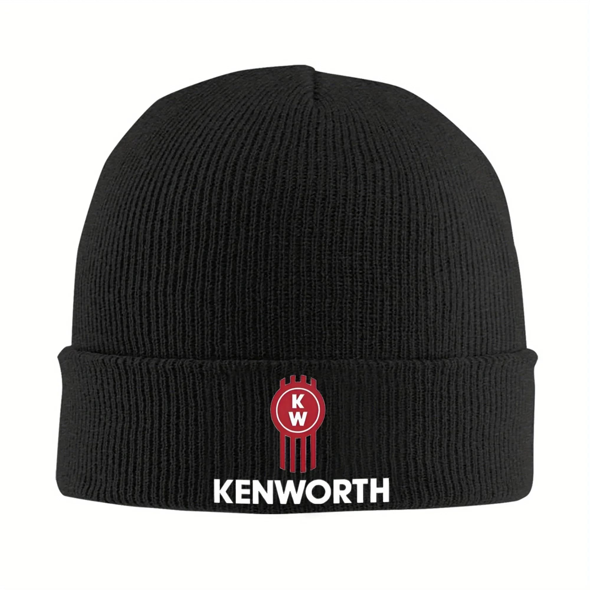 Cappello di tendenza con logo Kenworths Berretti autunno inverno Berretto largo Cappello lavorato a maglia acrilico unisex