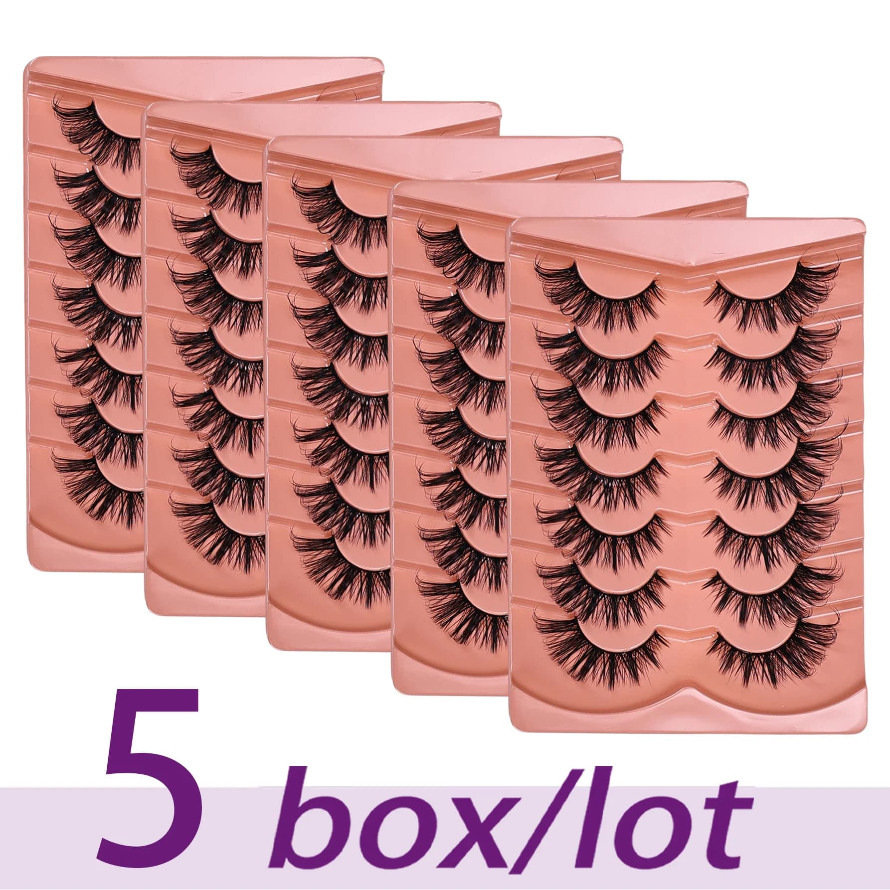 21 pairs/35 pairs Cat Eye Fake 5d Wispy Cross Manga Manga Mascara Soft makeup for extension eyelashes with natural appearance