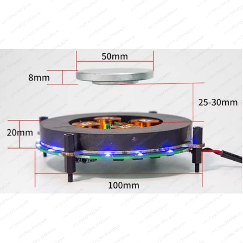 Magnetic Levitation Module Nude Metal Pesant, Magnetic Levitation Movement, Vase Plant Display, Maglev Speaker