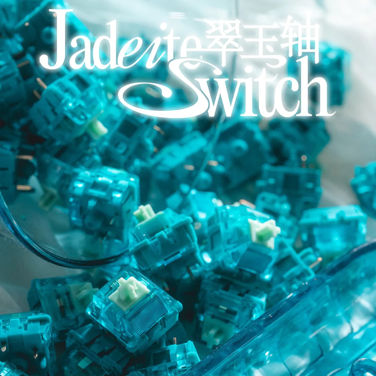 Switch Lineari in Giadeite Hot-swappable Personalizzabili per Gaming, Lubrificati in Fabbrica 35gf/45gf, Accessori per Tastiera Meccanica, Regalo Fai-da-te