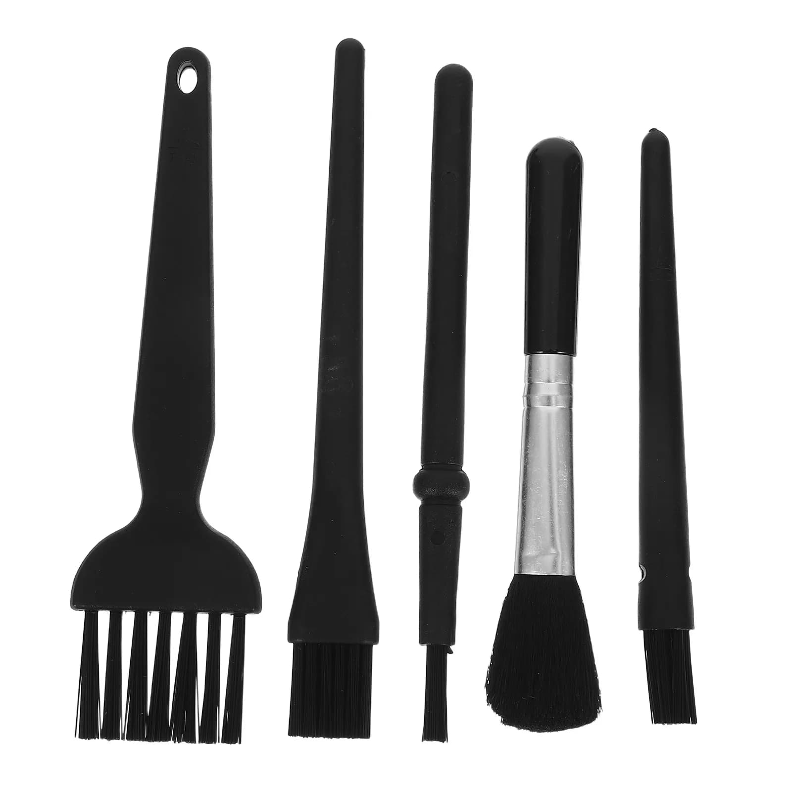 5 Brushes for Cleaning Appliances and Computers, Electrostatic Tools for Cleaning Electronic Devices