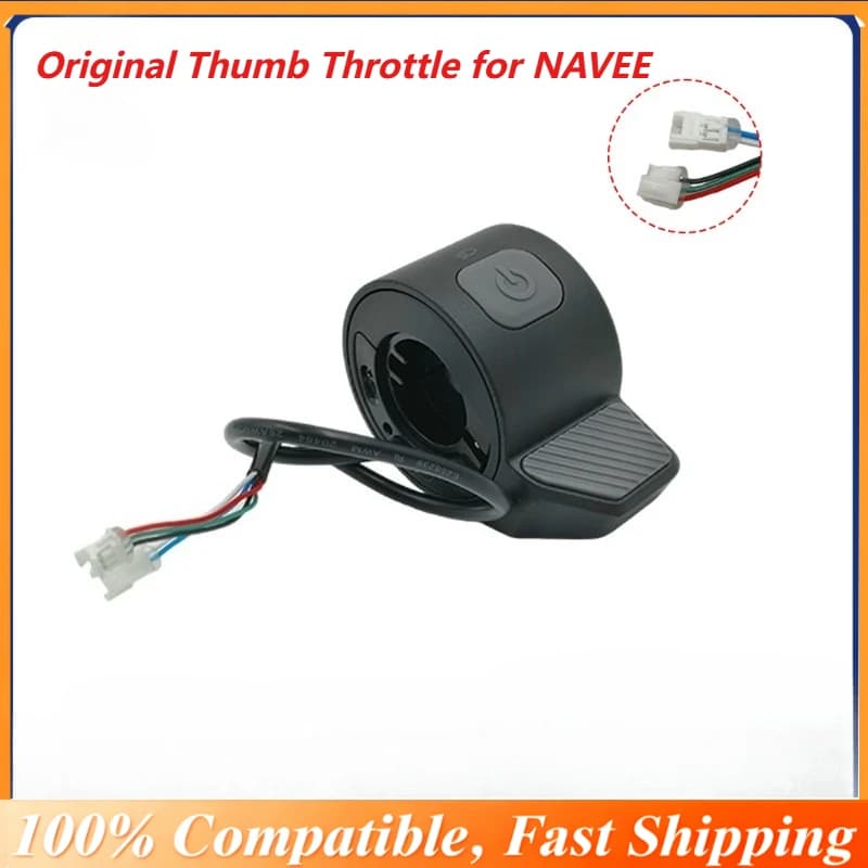 Original Thumb Throttle for NAVEE V25/V40/V50/S40/S60/N65i, Electric Scooter Accelerator, OEM Replacement Part