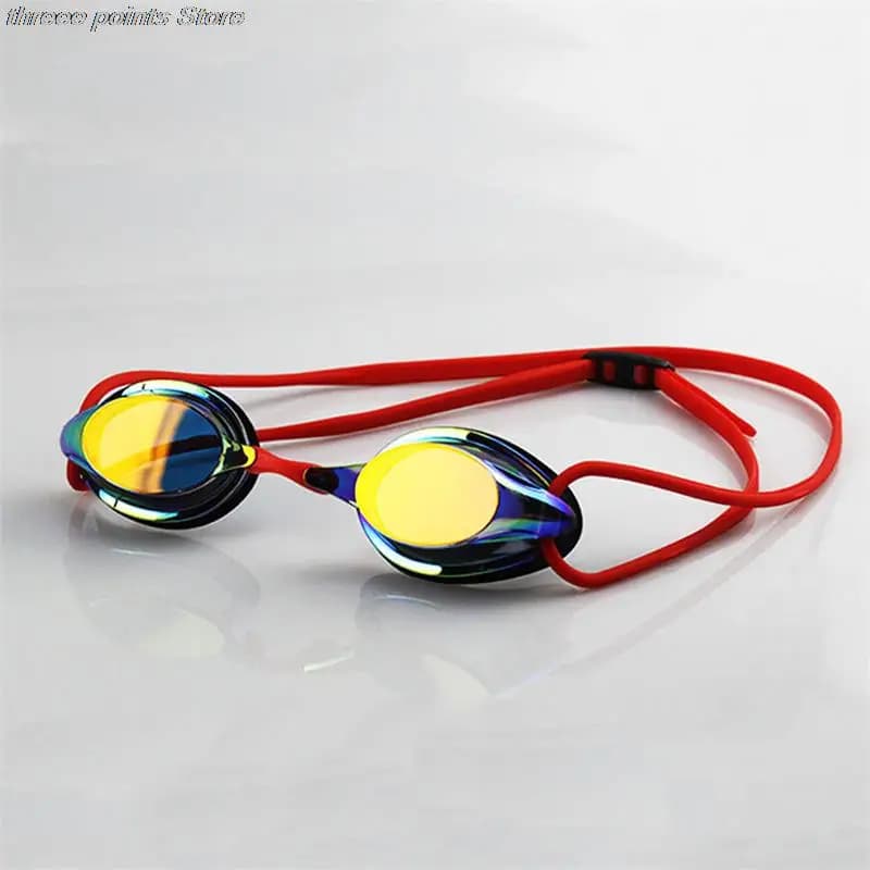 Electrocoated Swimwear Professional Competition Training Adult Antifog Waterproof Running