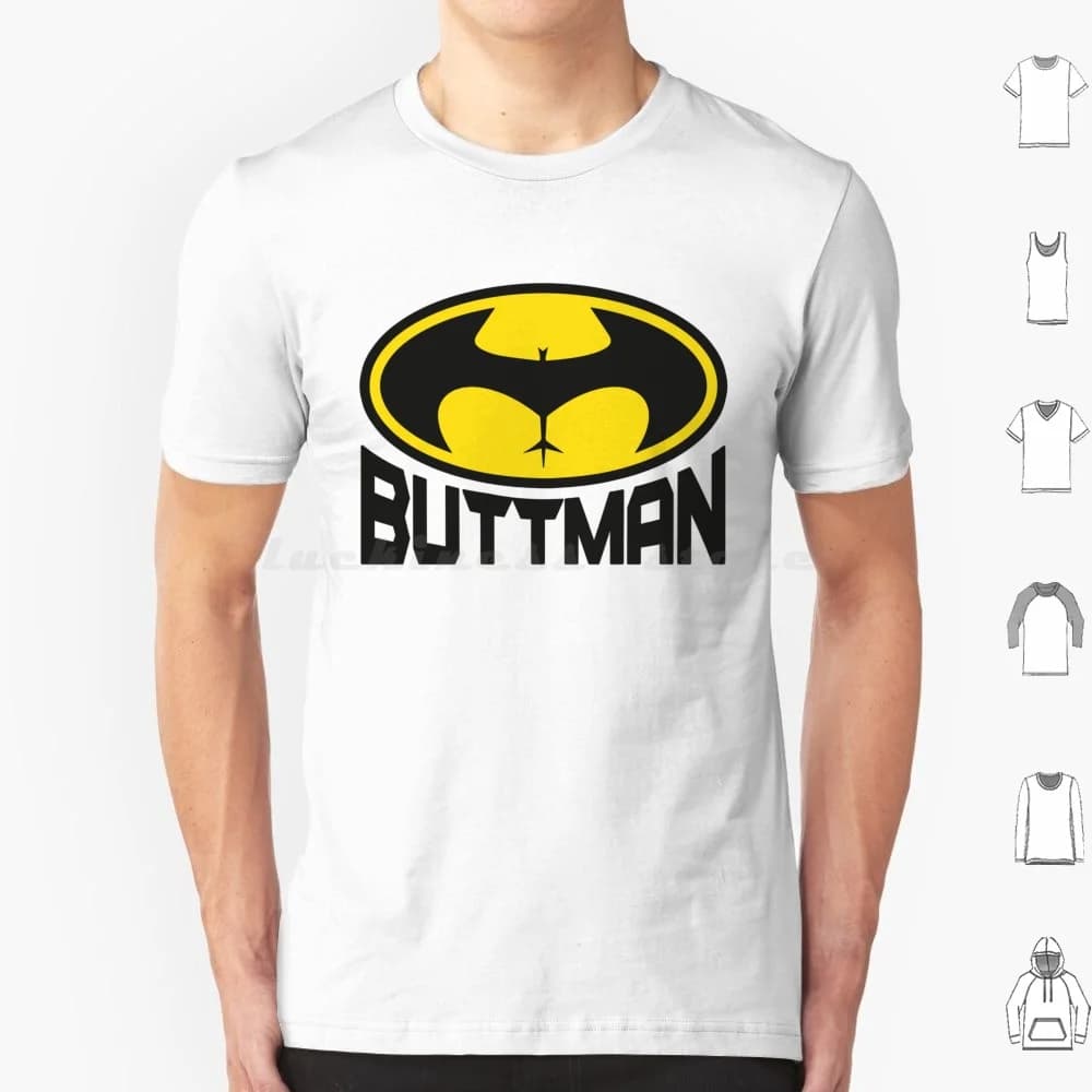 Buttman T Shirt Uomo Donna Bambini 6xl Divertente Meme Comics Supereroe Supereroi Popolare Buttman Parodia Simbolo Cultura pop Pop Art