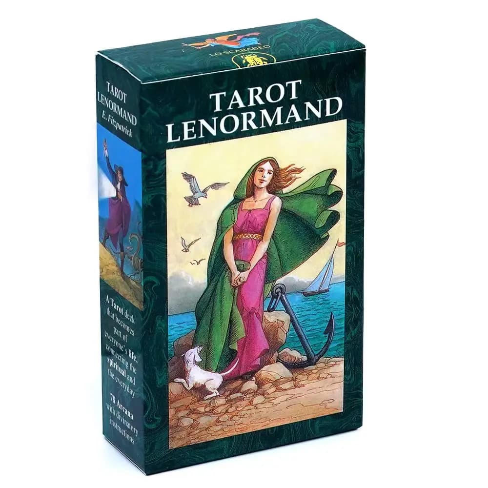 Tarocchi Lenormand Tarocchi Divinazione Uso personale Mazzo di tarocchi Versione inglese completa Mazzo di oracoli Riunioni di famiglia Gioco da tavolo
