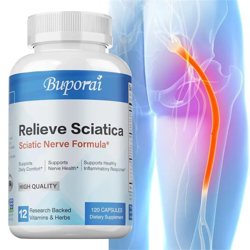 Sciatic nerve supplements: joint health, anti-inflammatory, muscle arthritis of the knee, pain relief