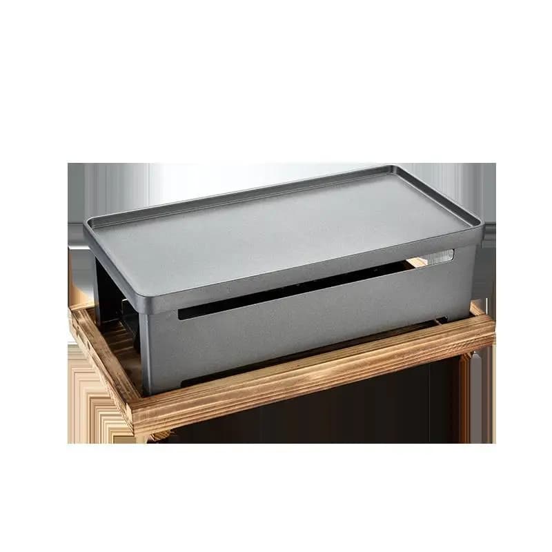 pan stove commercial, charcoal alcohol restaurant candle hot skewer stove, skewer barbecue grill, barbecue grill, non-stick pan