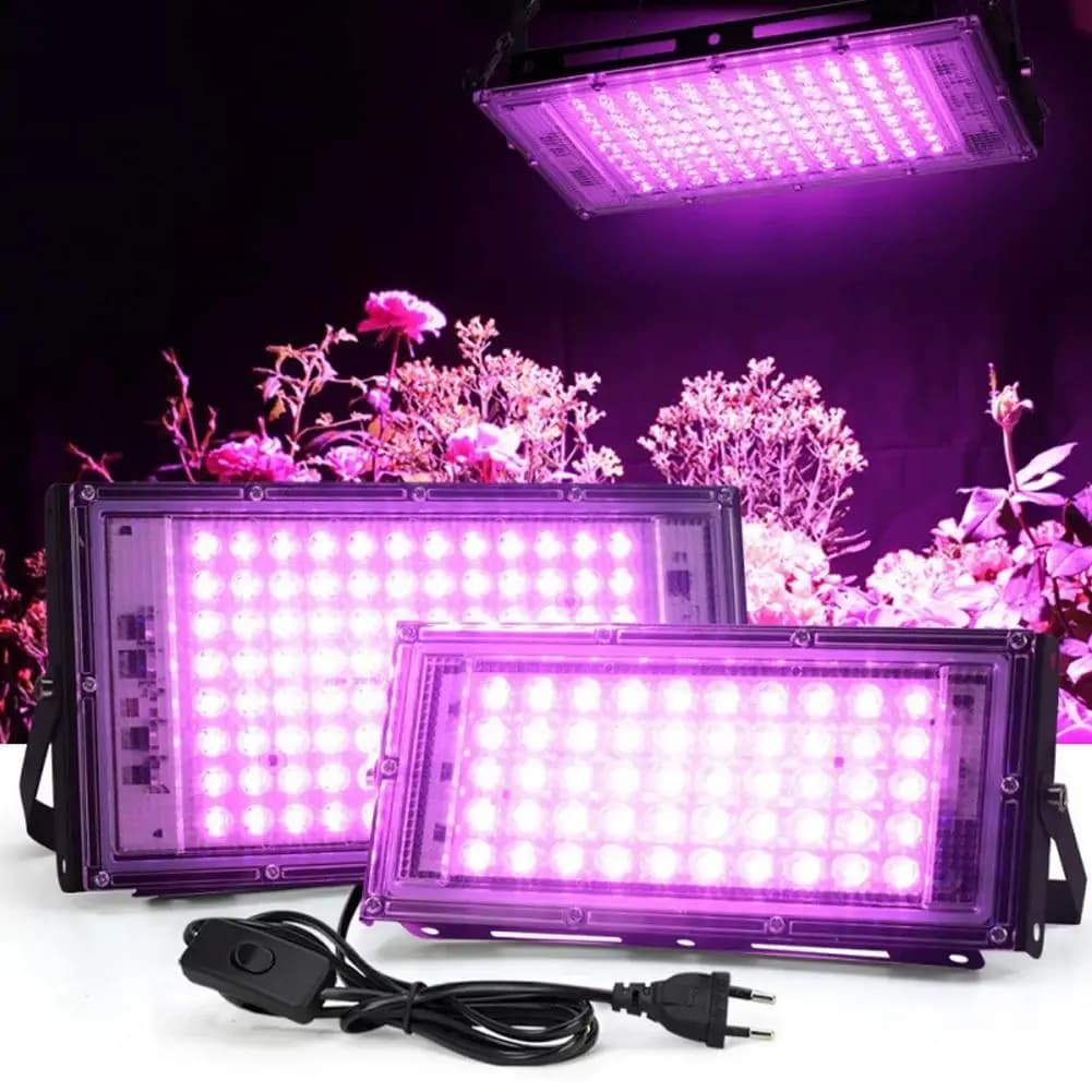 Complete 50W AC 220V Spectro Cultivation Lamp, Cultivation Curtain Lamp, Flowering Lamp and Semina Lamp, LED Spot for Interior and Exterior