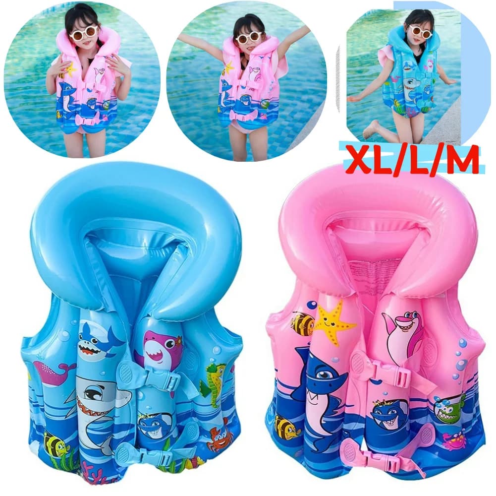 Giubbotto salvagente galleggiante per bambini Giubbotto di sicurezza alla deriva in PVC per bambini Gilet da nuoto per bambini Gilet galleggiante galleggiante Gilet da nuoto
