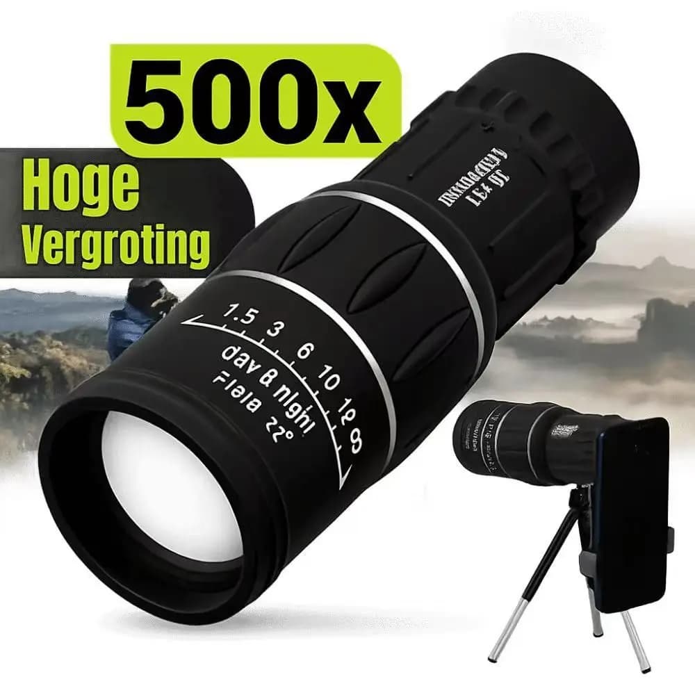 New 16x52 Monocular Telescope Dual Focus High-Power HD Zoom Scope Long Range High Magnification Night Spyglass Telescope Outdoor