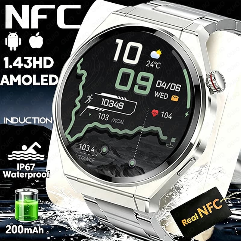 2026 New Smart Sports Watch 100+ Sports Mode Bluetooth Call Health Reminder IP67 Waterproof Sedentary Reminder Sleep Smart Watch