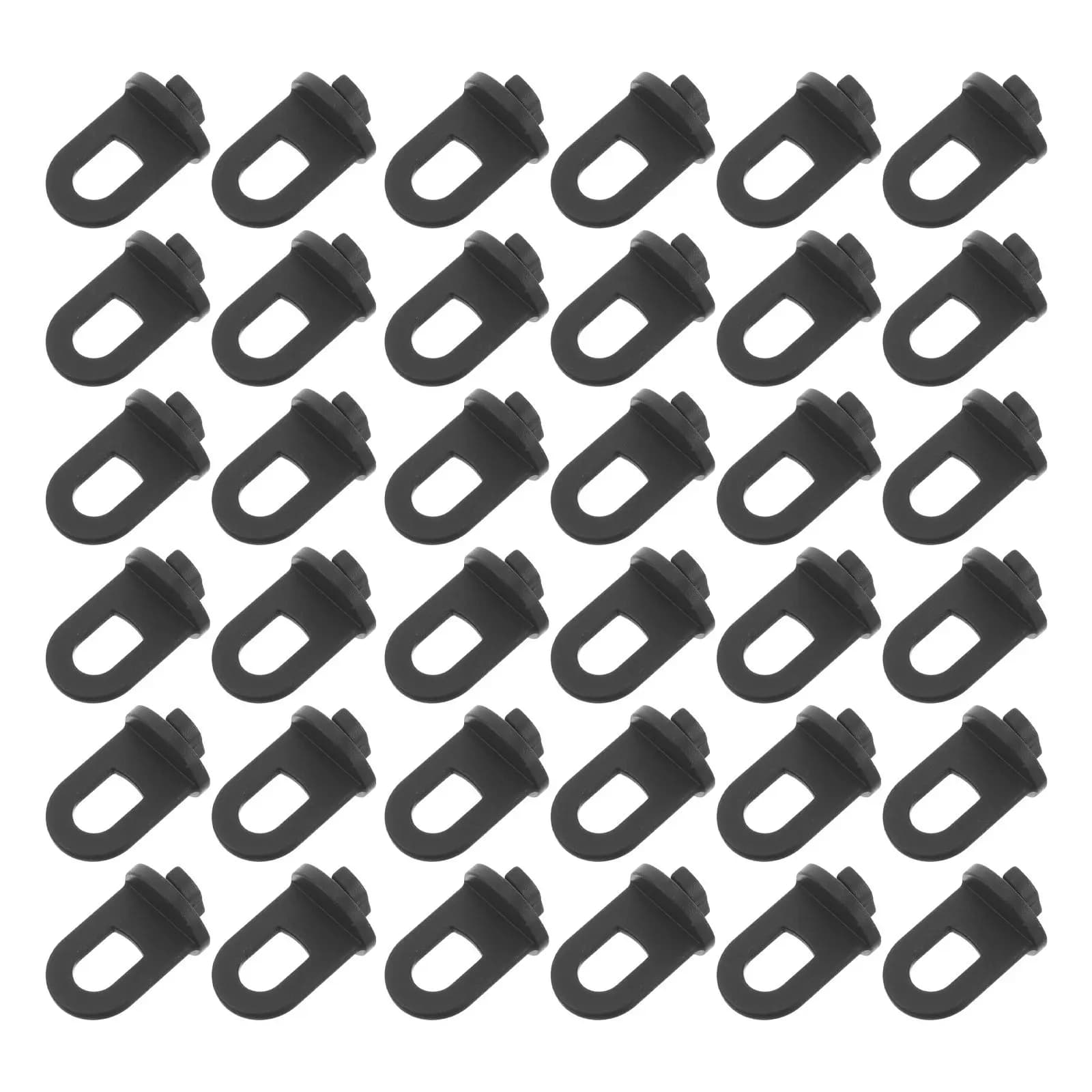 100 Pezzi Morsetti per Binari Scorrevoli per Serra, Clip di Supporto per Piante in Plastica Resistente, Ganci per Vasi Sospesi, per Giardino Interno ed Esterno