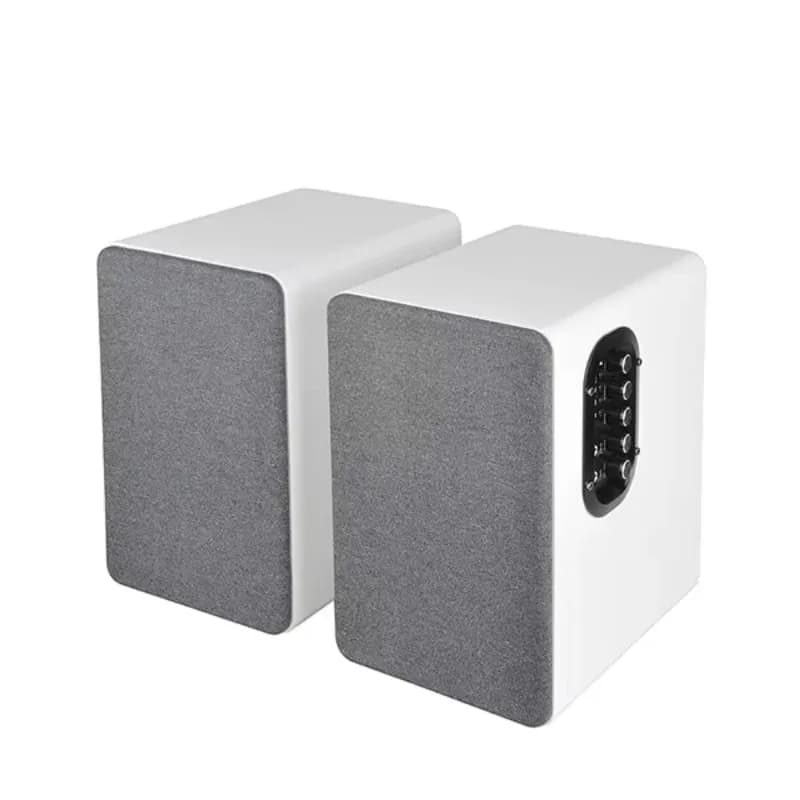 Altoparlante Stereo Attivo Hi-Fi in Legno con Super Bassi e Alti, USB, SD, MMC, Wireless, Bluetooth