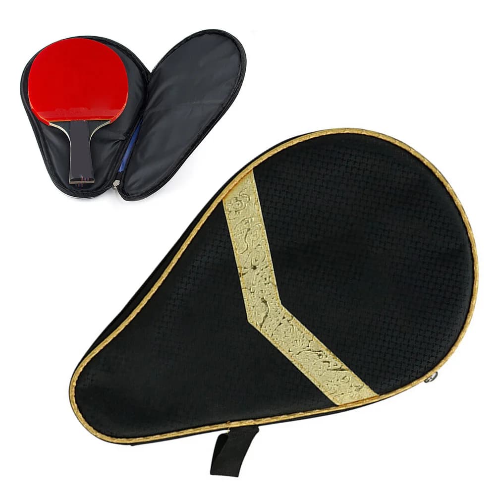Classic Black Oxford Table Tennis Racket Bag For For ping Pong Racket With Balls Pouch Travel Friendly 30 20cm / 11.8 8in Black