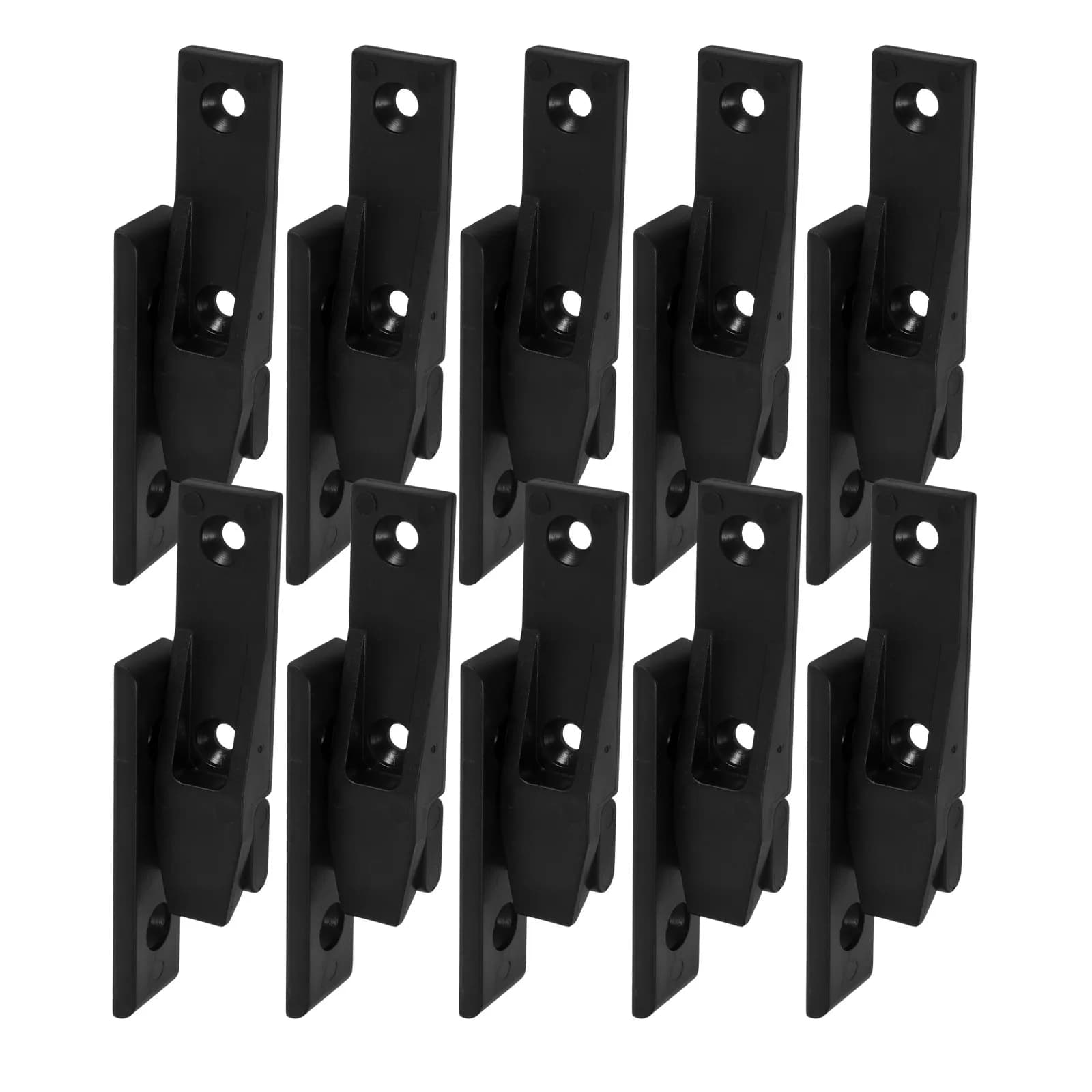 10Sets Plastic Assembly Bracket Sectional Attachment Concealed Panel Joint Fasteners for Cabinet Wardrobe Partition Wall