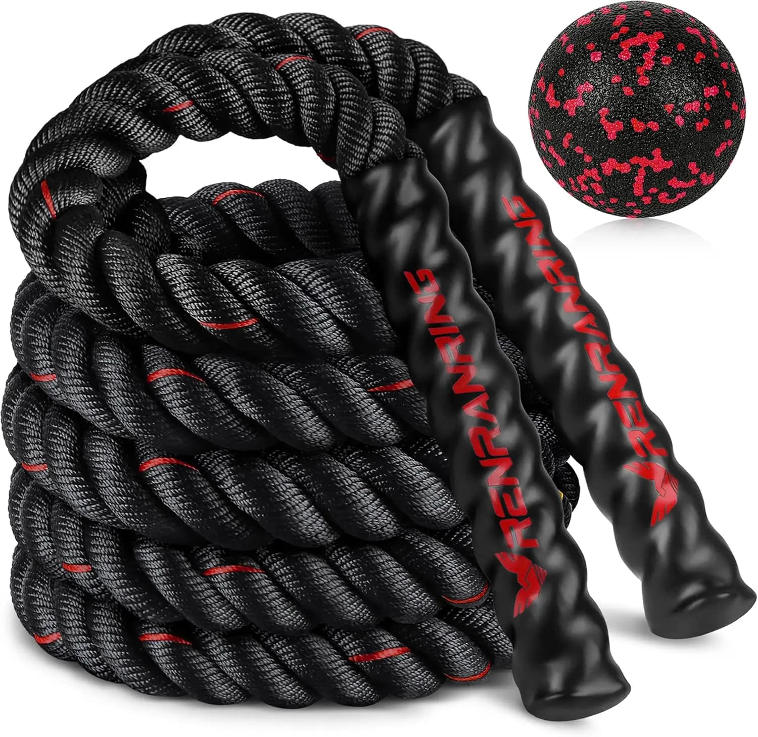 Corda per saltare, 3lb 4lb 5lb corda per saltare ponderata per il Fitness, corde per saltare per esercizi pesanti da 9,8 piedi, corda per saltare per adulti per uomo donna Imp
