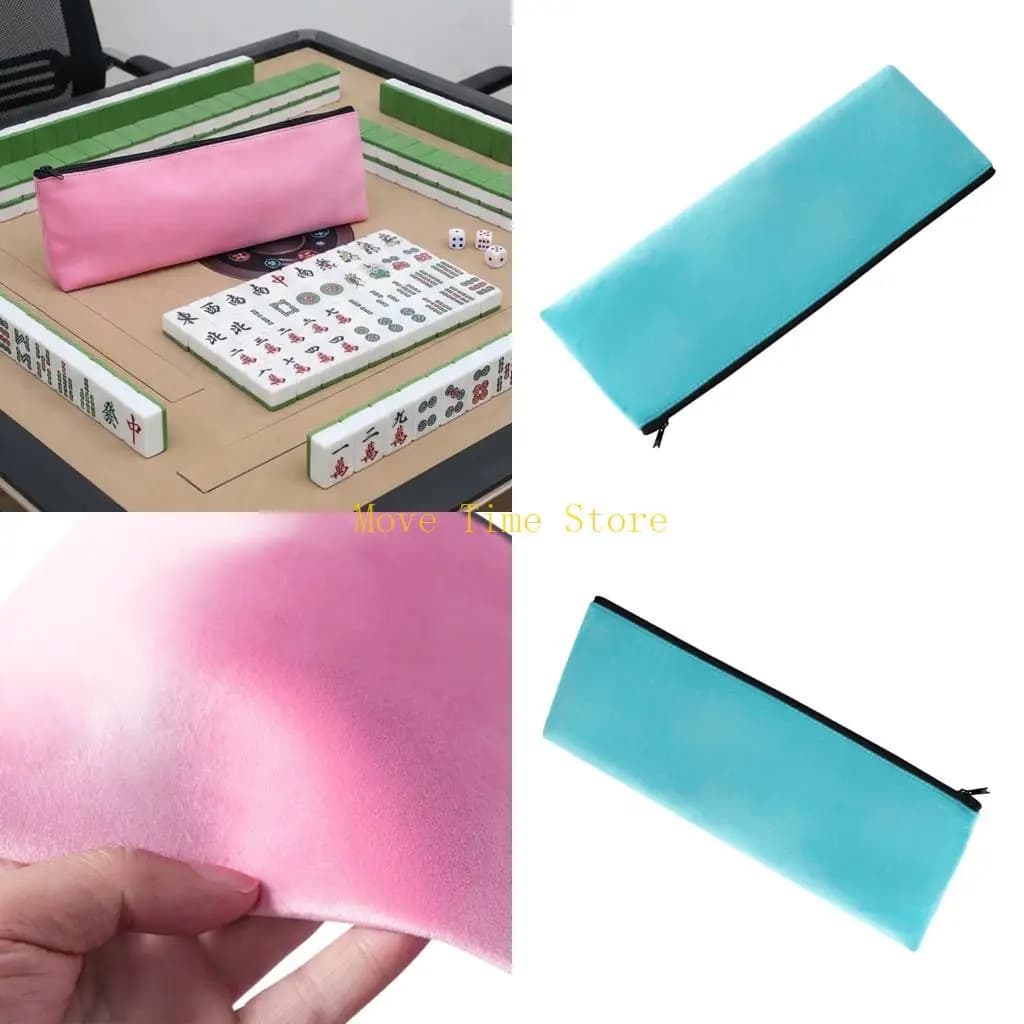 92ME Elegante custodia per Mahjong Tile Planner Borsa adatta per Mahjong standard