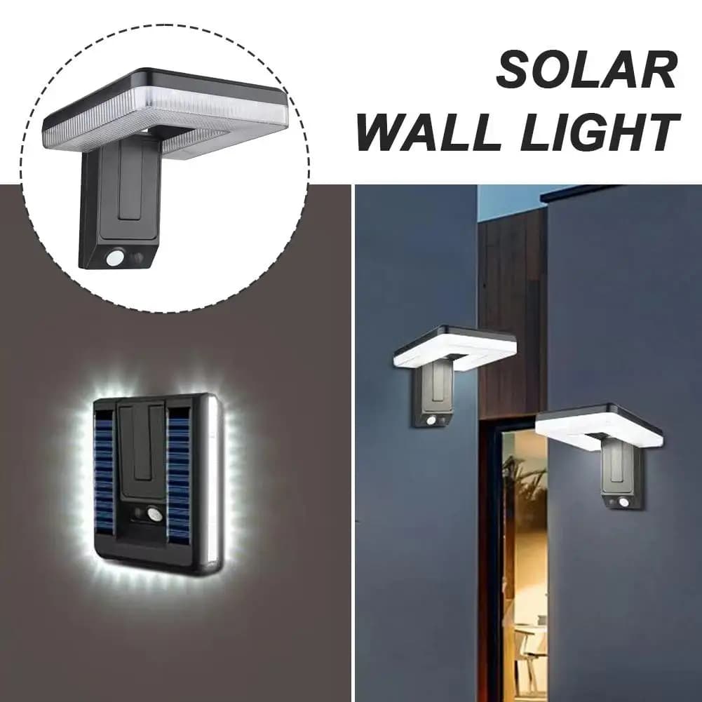 Foldable LED 120° Solar Light 3 Modes Street Light Garden Decor Outdoor Wall Lamp Motion Sensor Solar Waterproof Spotlights Lamp
