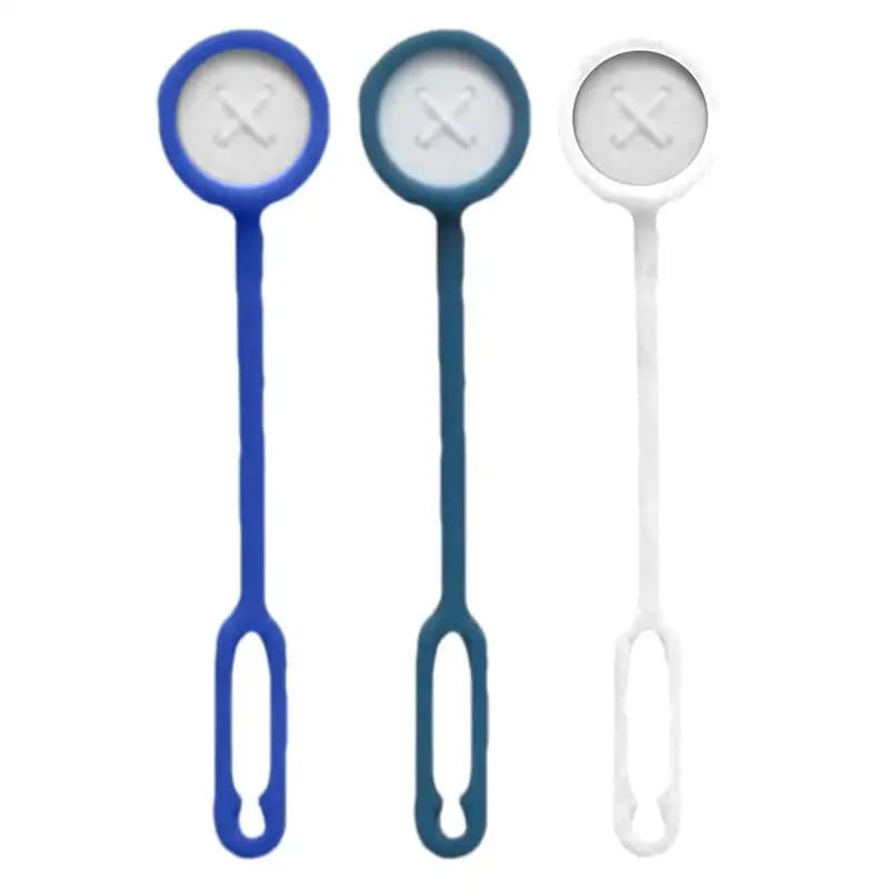 Gancio per cordino in silicone Gancio per cavo a ventosa magnetica Supporto per cordino dal design creativo per porta della cucina del frigorifero e altro
