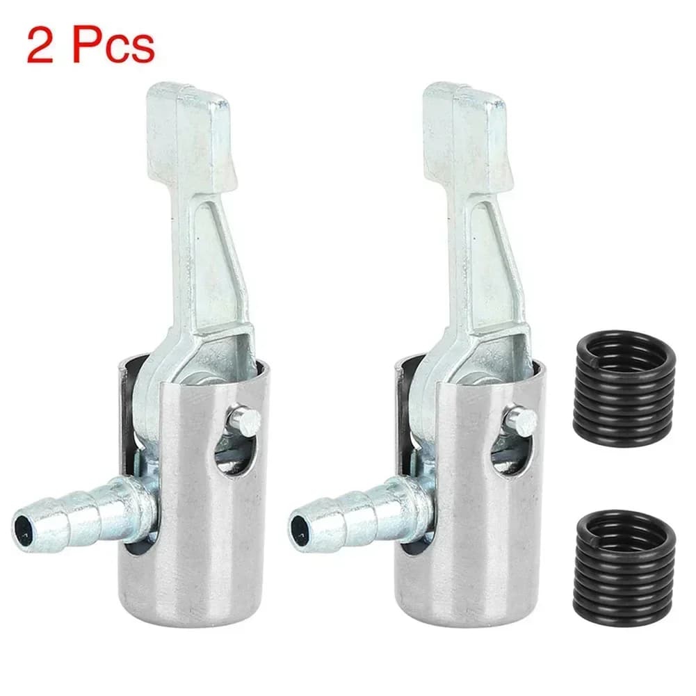 1/2 pz Auto Pneumatico Aria Mandrino Pompa di Gonfiaggio Valvola Connettore Clip-On Adattatore Pompa di Gonfiaggio Adattatore Connettore + Molla Per Tubo Da 6mm