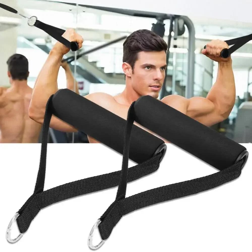 2PC Fasce di resistenza Sport Crossfit Allenamento della forza Attrezzature per body building Fitness Accessori per palestra Fascia elastica Maniglia Espandi