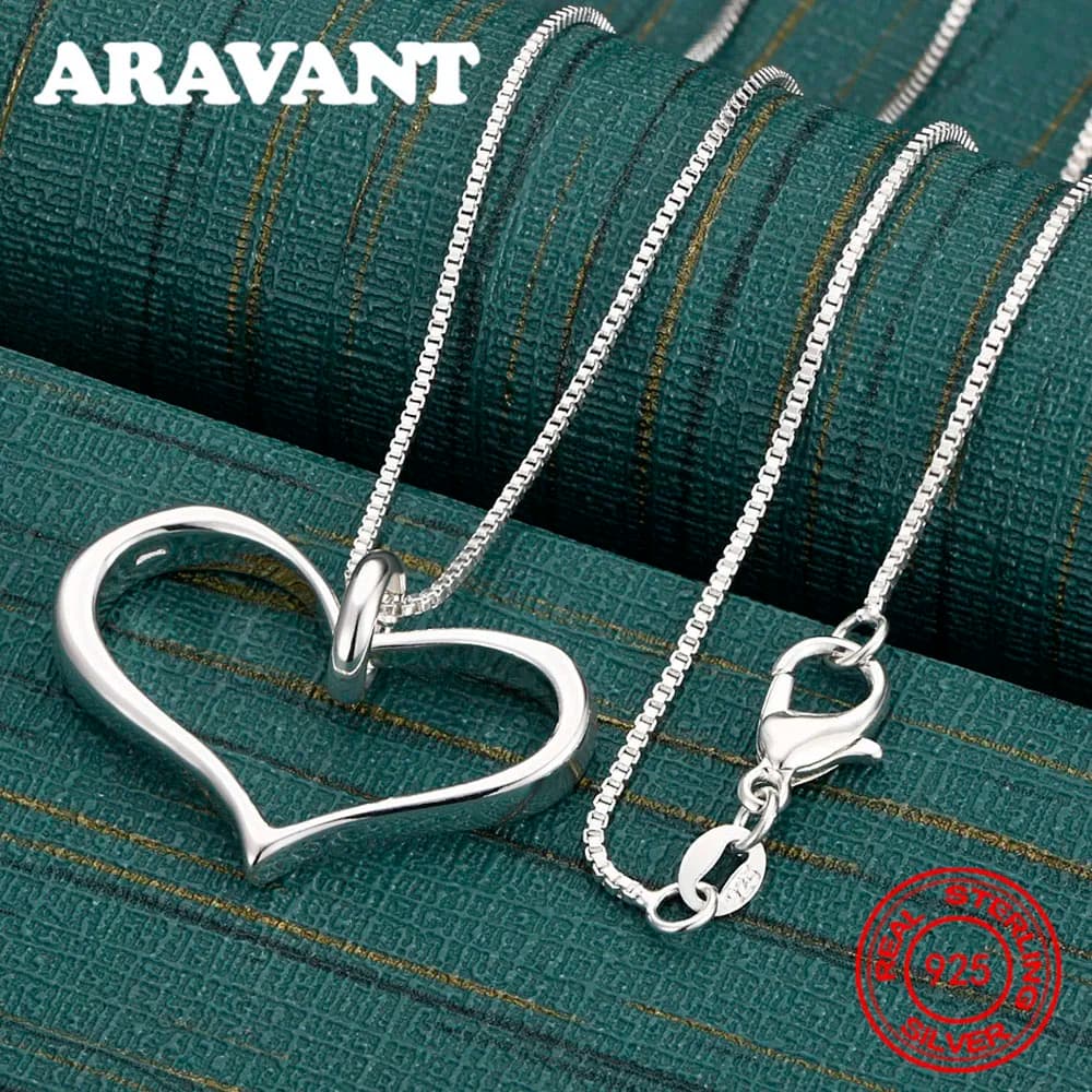 Collana con ciondolo con fibbia ad anello d'amore in argento sterling 925, gioielli da festa nobili eleganti retrò da donna