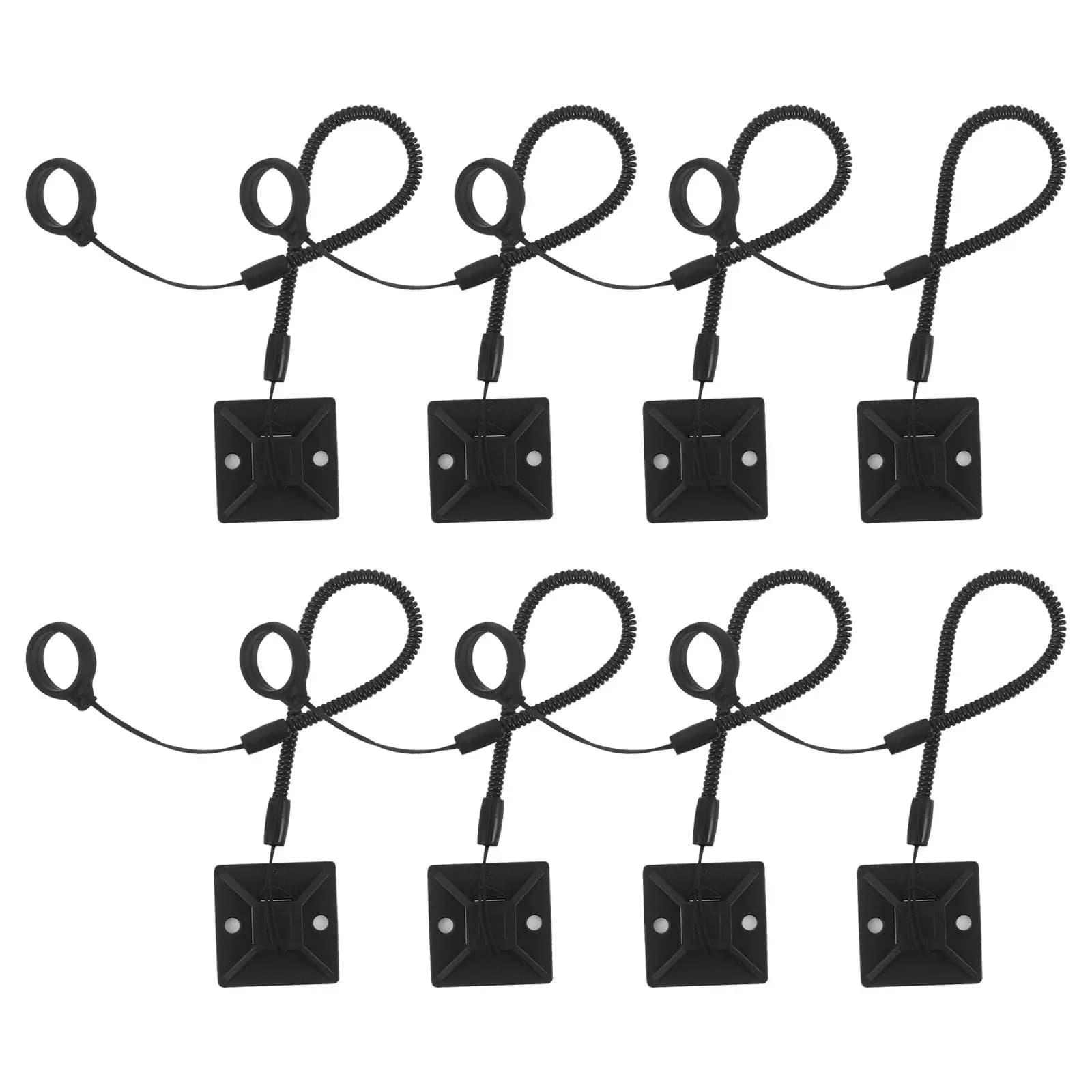 8Pcs Anti-Lost Stylus Pen Lanyard Spiral Elastic Tether Holder for Touchscreen Tablets Drawing Office School Lanyard Pen