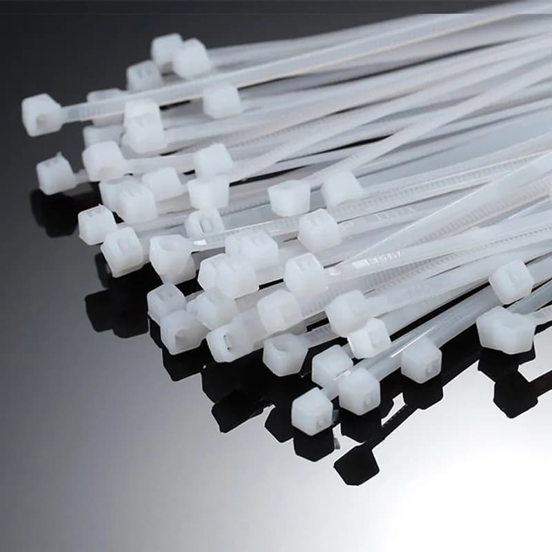 50 fascette fermacavi in nylon resistenti, organizer per cavi, forte tenuta per tubi e fili, opzione riutilizzabile