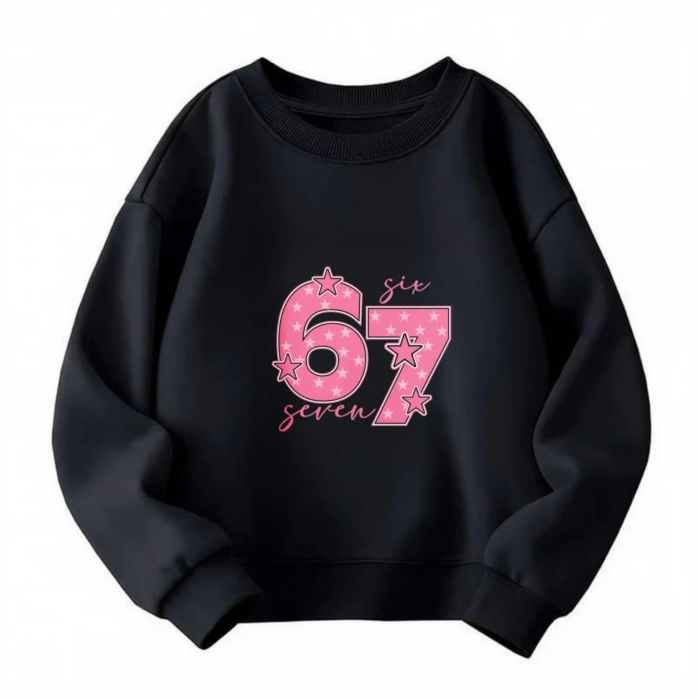 Felpa con Cappuccio 67 Young and Trendy POP Culture 100% Cotone, Abito per Bambini Resistente e Non Sbiadisce, Regalo di Compleanno per Ragazzi e Ragazze
