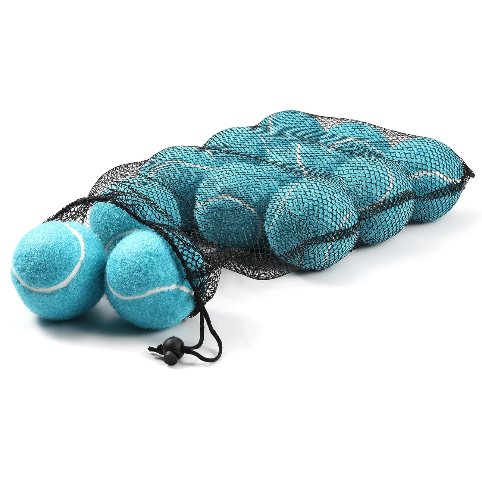 12 Palline da Tennis in Confezione Convenienza, Costruzione Resistente, per Addestramento Cani, Gioco all'Aperto, Attrezzatura da Tennis