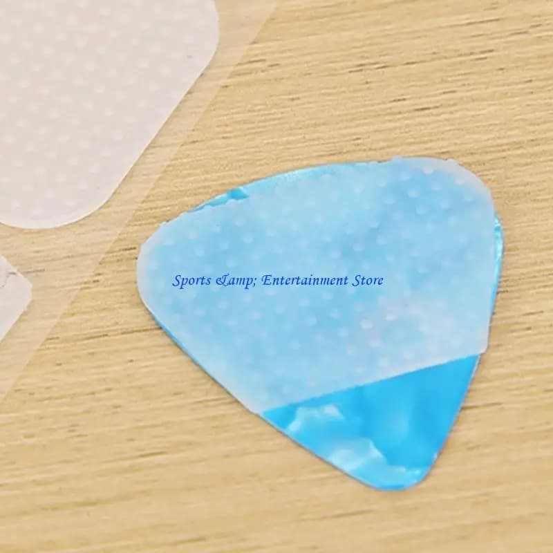 G7NF Adesivi per plettri per chitarra Impugnatura morbida in silicone per musicisti chitarra acustica resistenti