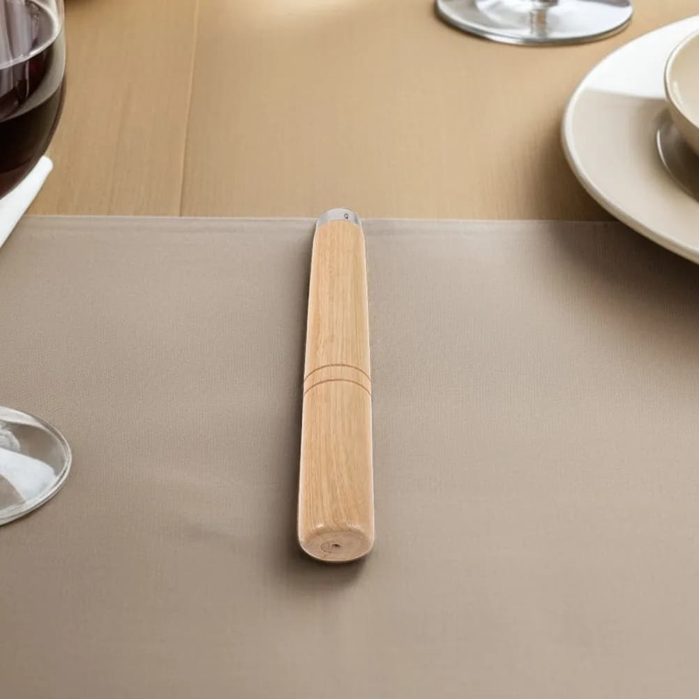2 Pezzi Manici di Ricambio in Legno Massello per Pentole e Padelle, Universali e Resistenti al Calore, Compatibili con Spatole e Wok