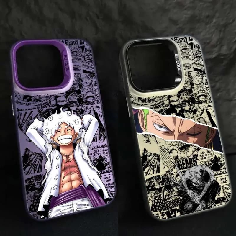 Cute Phone Case For Z-ZoroS iPhone 17 16e 16 15 14 13 12 11 mini Pro Max X XR XSMAX 8 7 Air Plus Anti Fall Matte L-LuffySS Cover