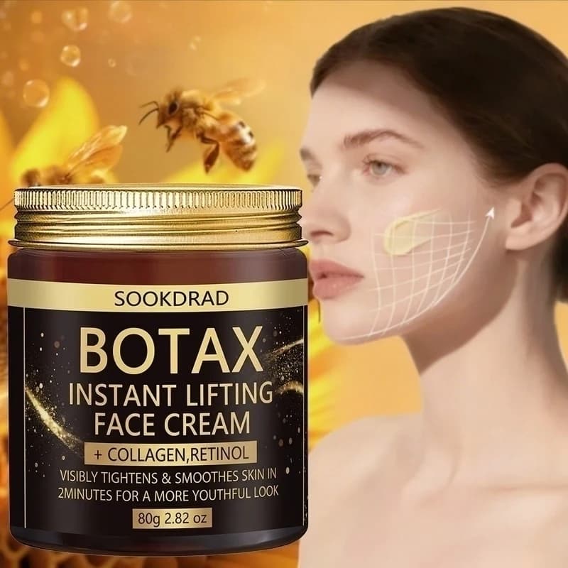 Crema Effetto Lifting Istantaneo, Collagene+Retinolo, Cura Quotidiana del Viso, Per Tutti i Tipi di Pelle, 80g/2.82oz, Unisex, Aspetto Fresco