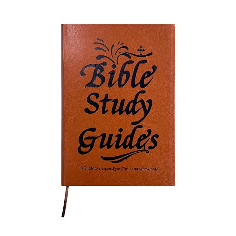 Guida per lo studio della Bibbia: Pianificatore di studio, Quaderno di devozione cristiana, Diario per l'approfondimento della fede e della conoscenza, Copertina rigida resistente con cinturino segnalibro, Regalo religioso