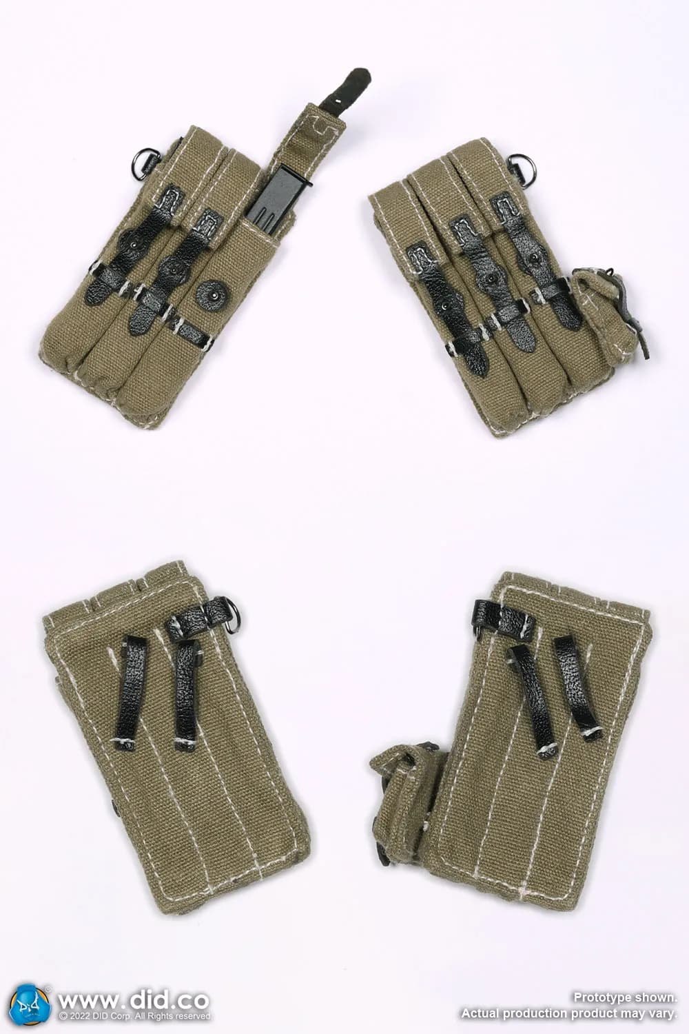 DID D80177 nuova versione originale Soldier Doll Toy Model X Y marsupio borse Lunch Box accessori per bottiglie d'acqua per 12 "figura 1/6