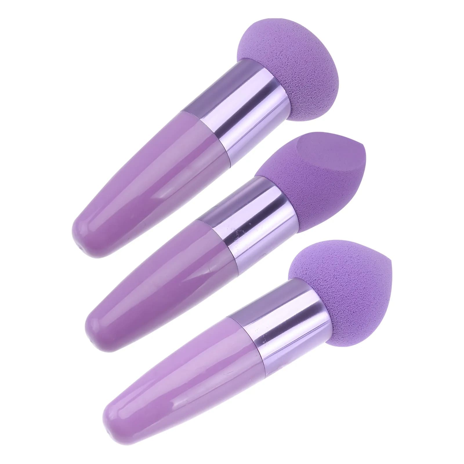 Set di 3 Spugne per Trucco Multifunzionali a Forma di Fungo, Perfette per Fondotinta, Correttore e Blush, Ideali per Viaggi