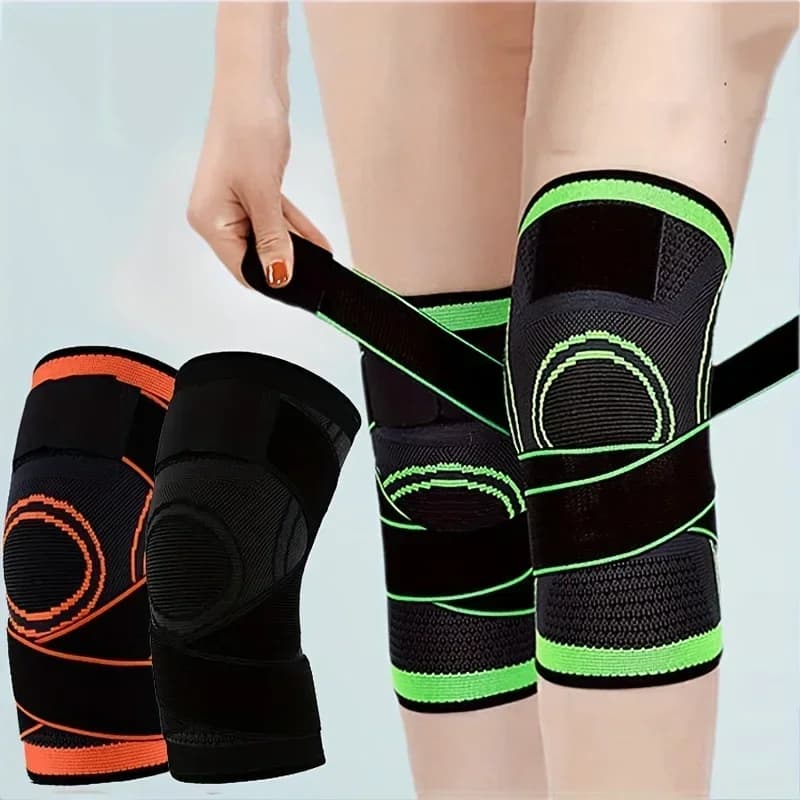 1 Men's Sports Knee Pad, Knee Pressurized Elastic Support, Fitness Equipment, Basketball Protection, Volleyball, Tennis, Cycling