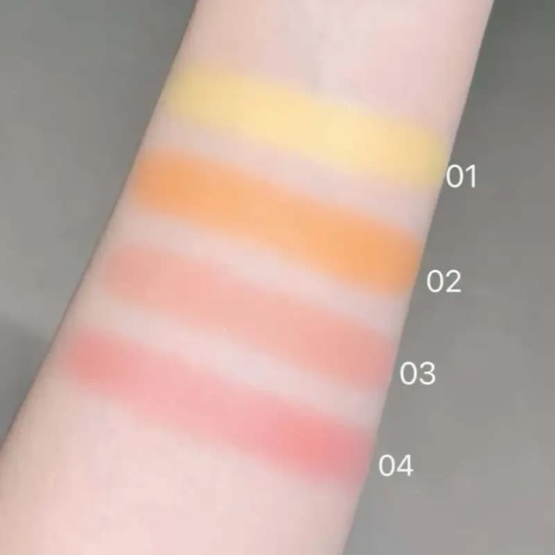 Palette di ombretti perlescenti Cappuvini, singolo colore scintillante e liscio, trucco da palcoscenico e per feste per donne