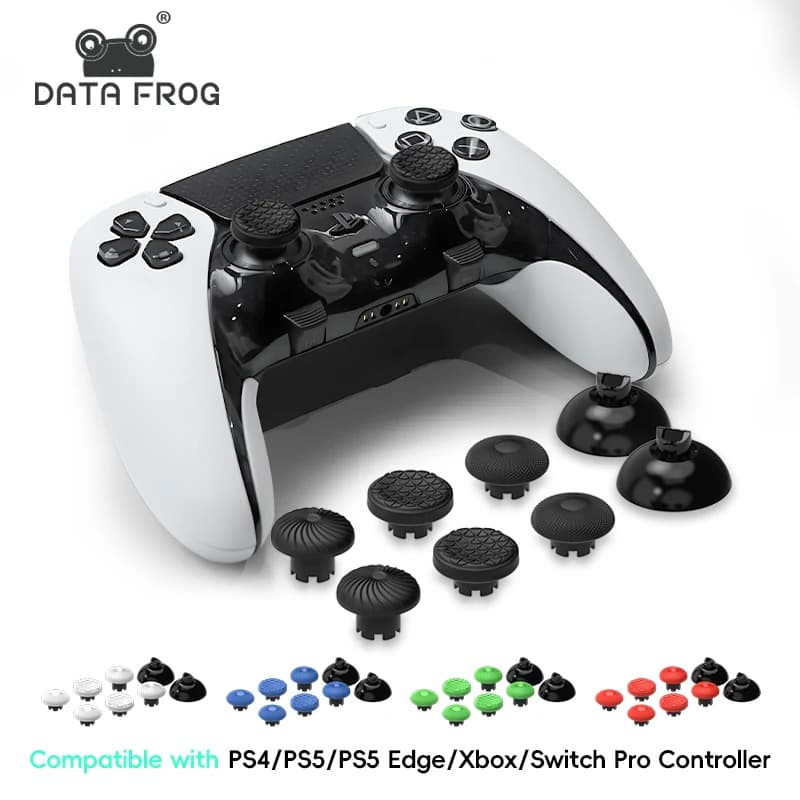 DATA FROG 8 pezzi tappo levetta per PS4 PS5 Edge Elite controller sostituzione levette per joystick serie Xbox