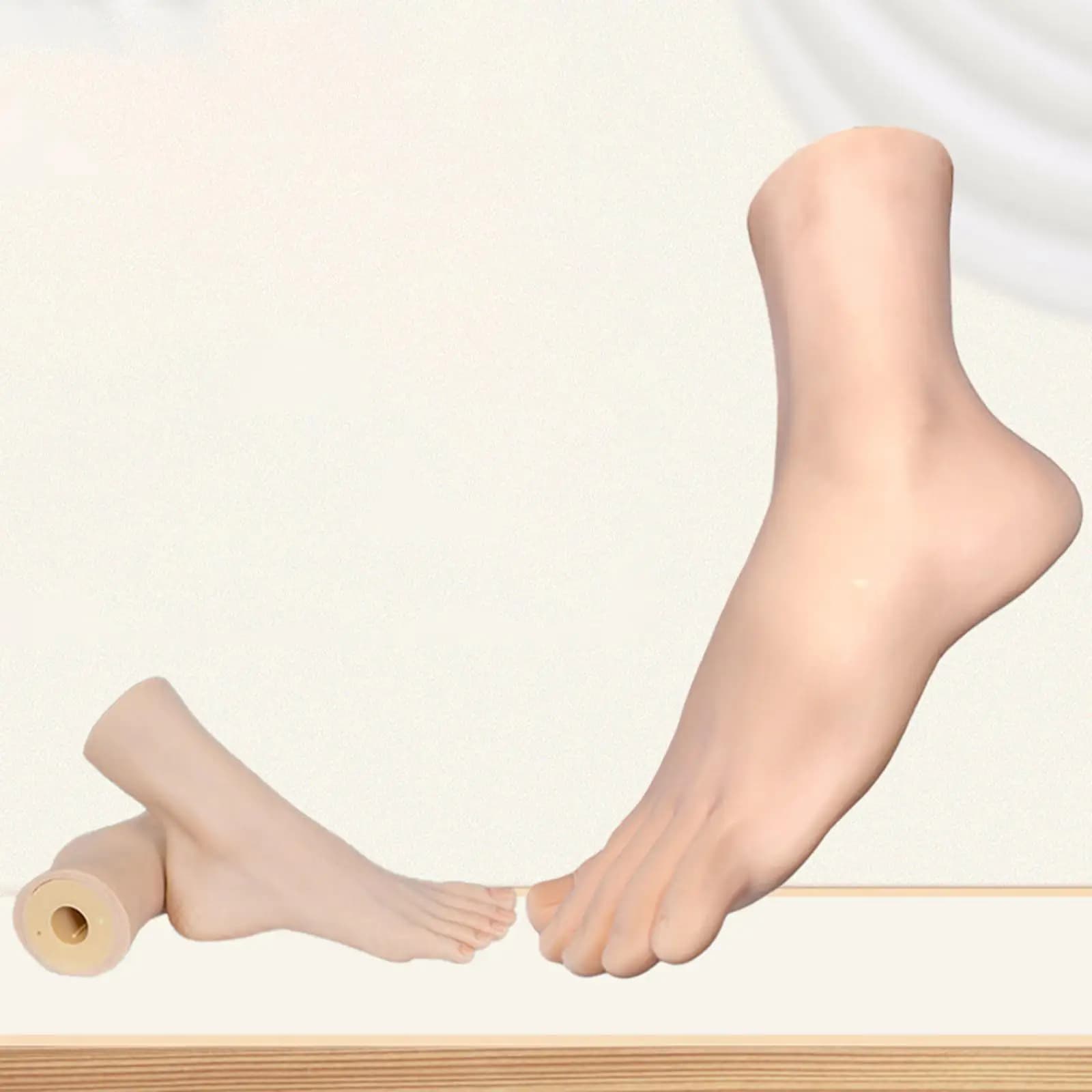 Manichino Femminile in Gomma Morbida PVC per Esposizione Calze, Gioielli, Insegnamento ed Esposizioni in Negozi