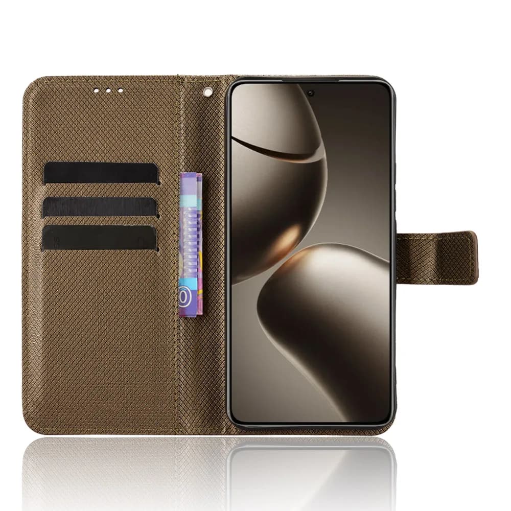 Custodia Protettiva in Pelle per Oukitel C51, Cover Flip con Supporto per OukitelC51 C 51, Portafoglio con Porta Carte e Supporto per Telefono
