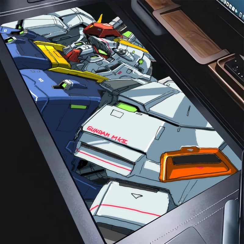 Mouse Mat 90x40 cm Mechanical Warrior G-gundam M-mk II Anime Gamer Computer Mouse Mat Keyboard Mausepad Tablet