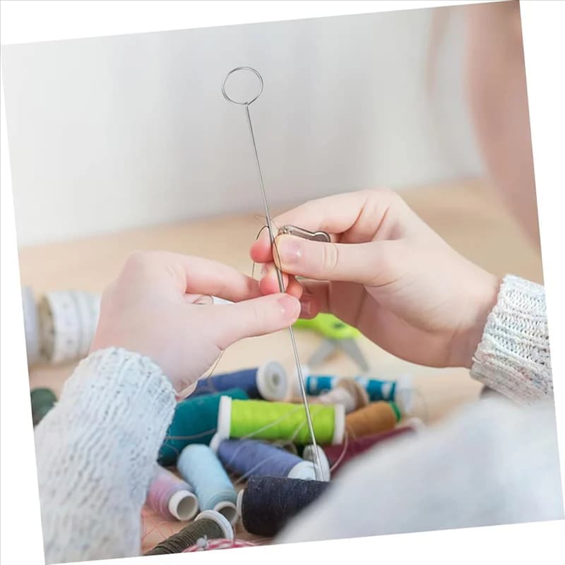 YLS-1Set Kit infila cordoncino Strumento per cucire per perline da utilizzare per progetti di cucito fai-da-te e regolazioni dell'abbigliamento