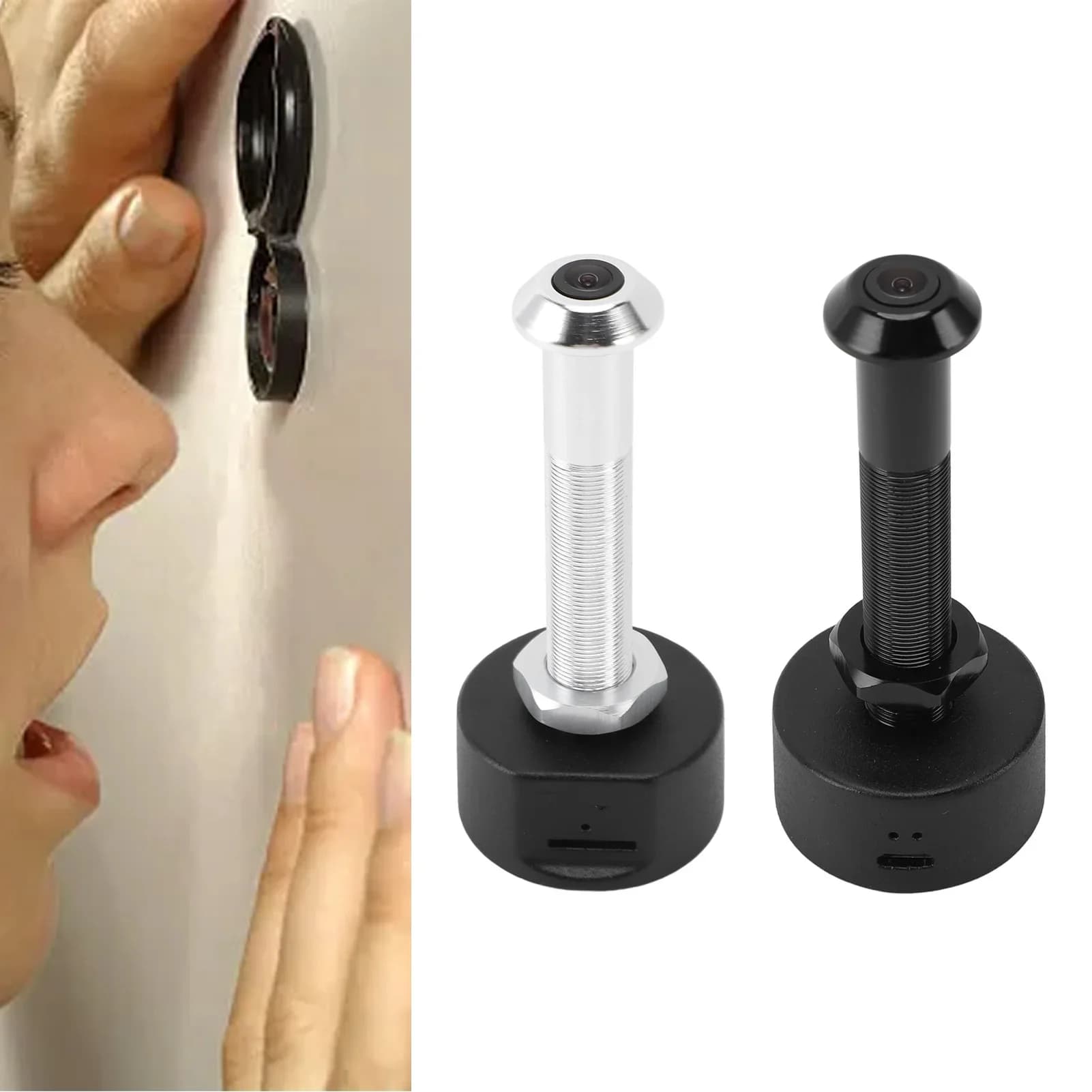 1080P HD Mobile Detection 150° Wide Angle Lens Door Viewer with APP for Home Security Wifi Peephole Camera