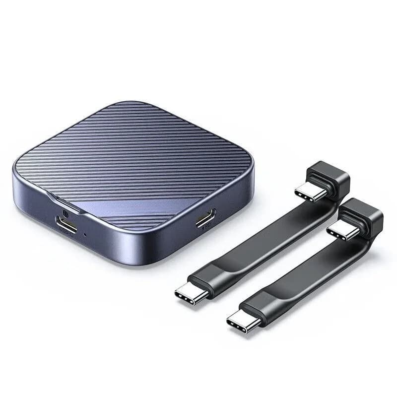 Custodia Magnetica per SSD M.2 NVMe per Telefoni Cellulari Apple iPhone15/16Pro, Disco Rigido Esterno