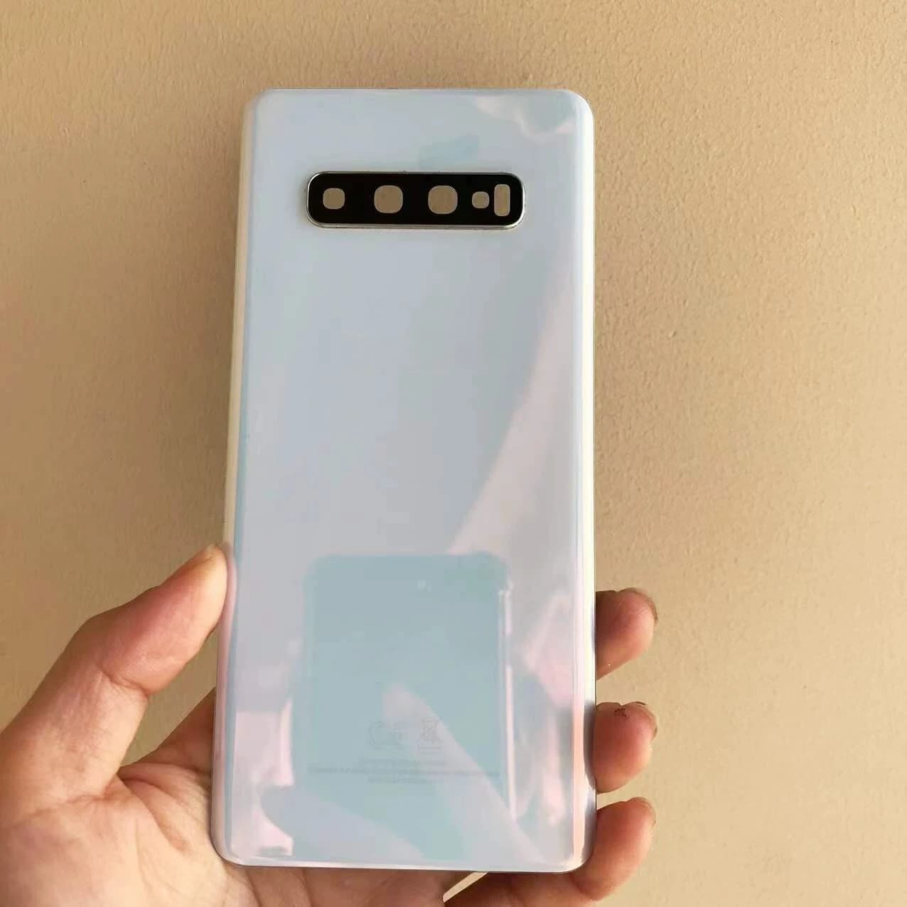 For Samsung Galaxy S10+ 5G SM-G997N G997U Battery Back Cover Rear Door Housing Replacement With Camera Lens Glass