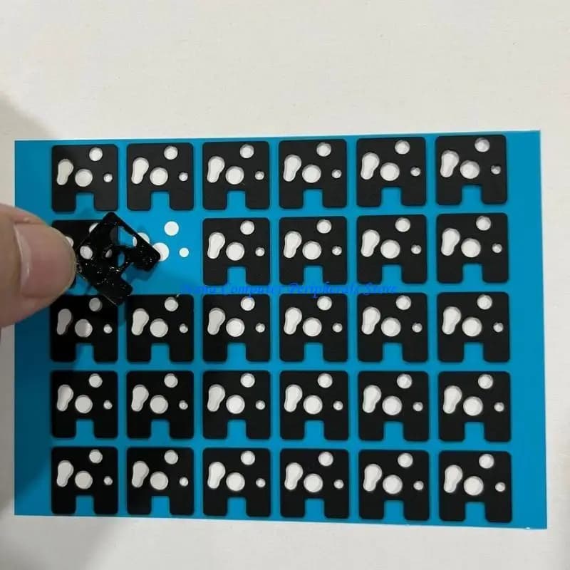 F68C 120 Pieces Keyboards Mechanics Switches Wall decal Noise Foam Insulating film for Sound Reduction for