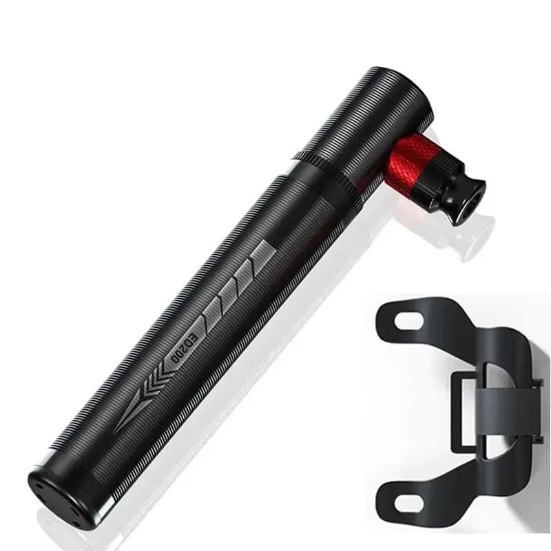 Mini Bicycle Pump Aluminum Alloy Cportable Hand Air Pump Ball Tire Pump Outdoor Bike Accessories Electric Cycling Scooter Road